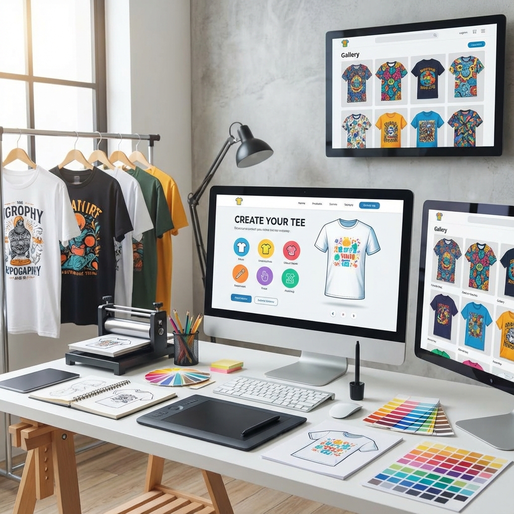 T-Shirt Printing Web Design Sri Lanka