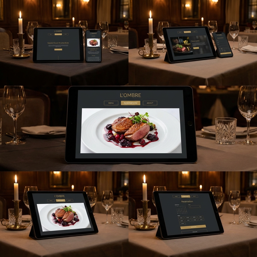 Colombo Restaurant Website Design