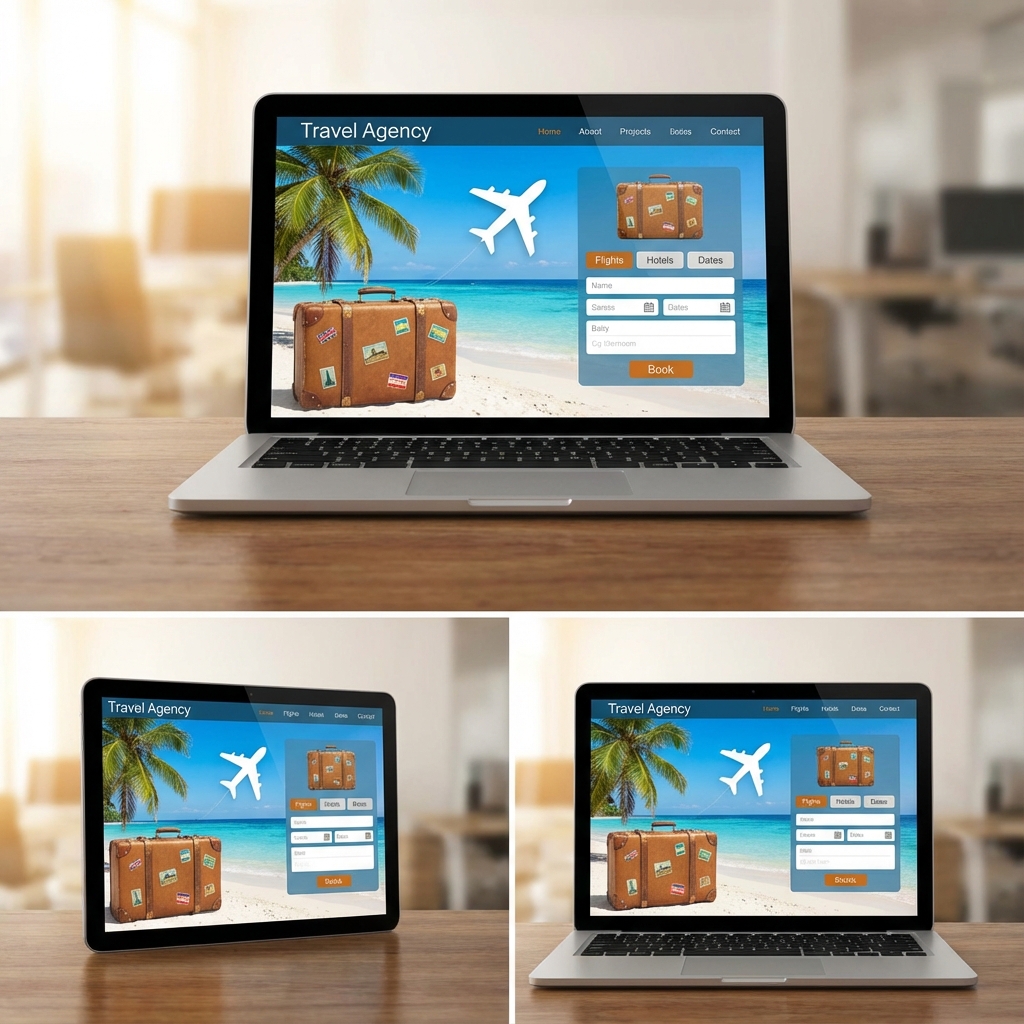 Sri Lanka Travel Agency Web Design